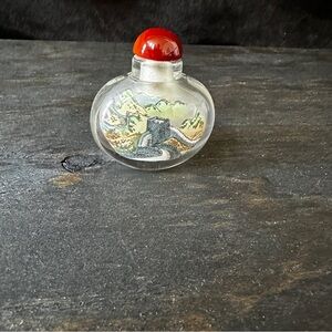 Chinese Snuff Bottle | Inside Hand Painting | Great Wall
